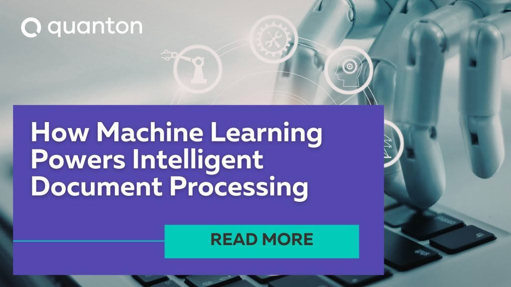 Templated banner for the blog How Machine Learning Powers Intelligent Document Processing